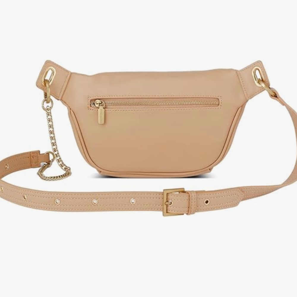 Pixie Mood Brooklyn Recycled Nylon Crossbody Tan … - image 2